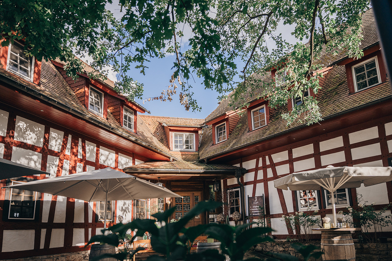 Jordan's Untermühle - Eingangsbereich von Außen