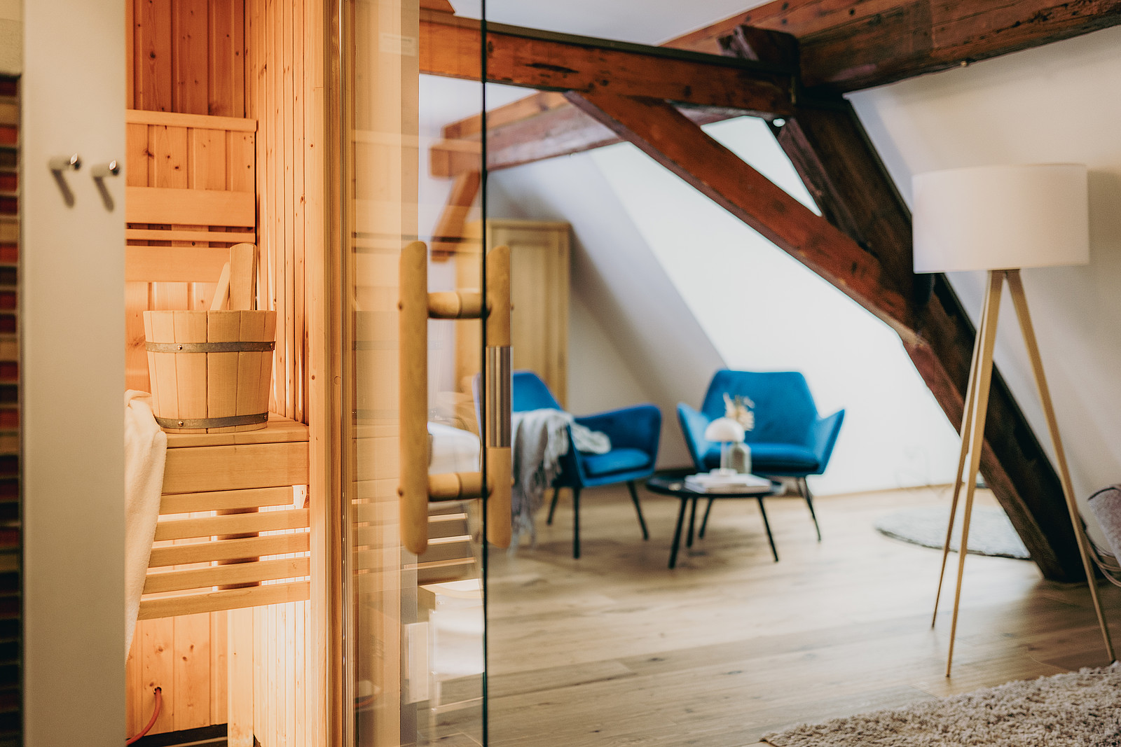 Jordan's Untermühle - Zimmer mit eigenem Sauna
