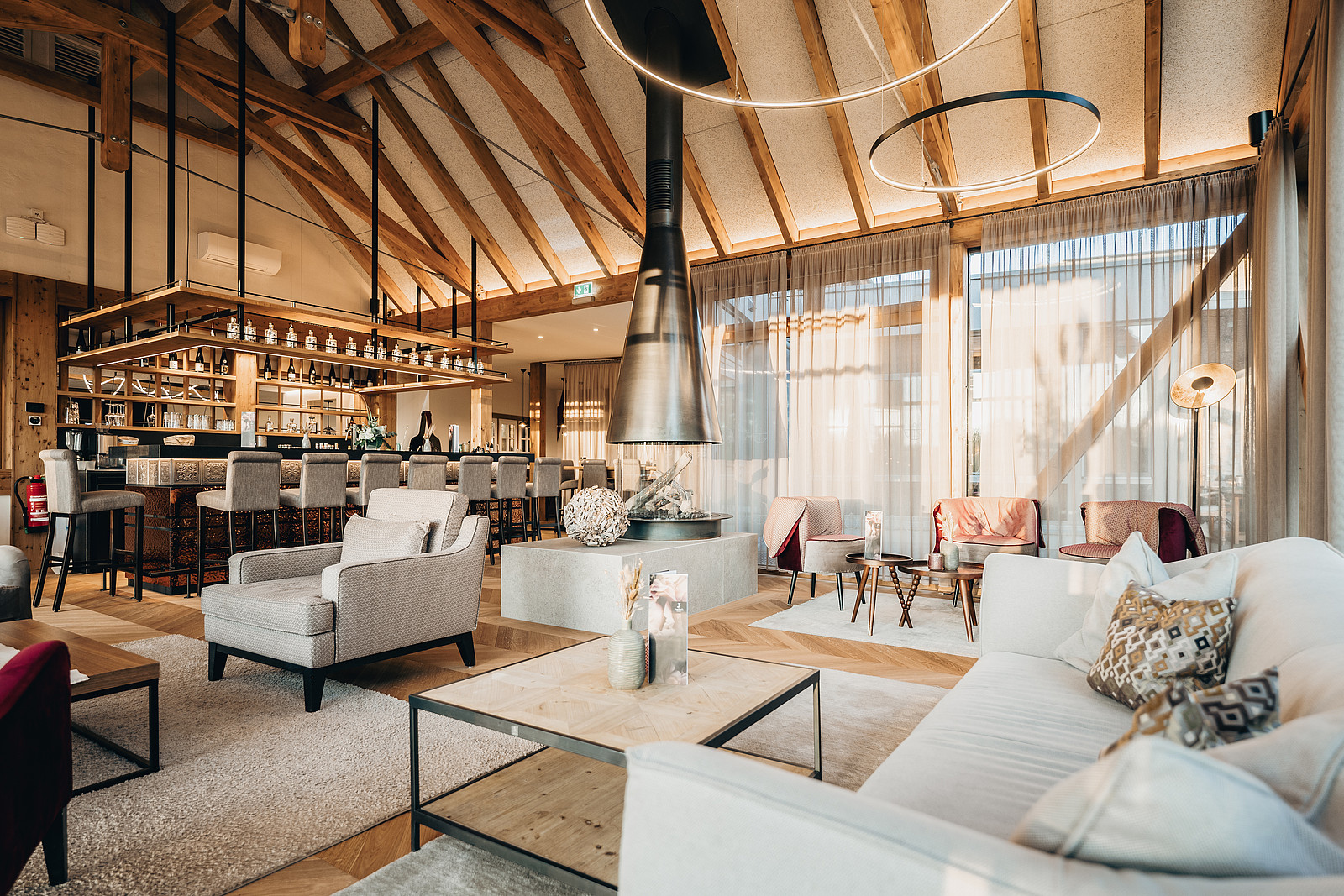 Gemütlicher Rückzugsbereich im Hotel Jordan’s Untermühle