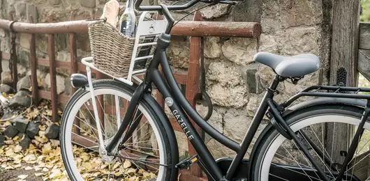 Jordans Untermühle - Radfahren - Rad mit Korb
