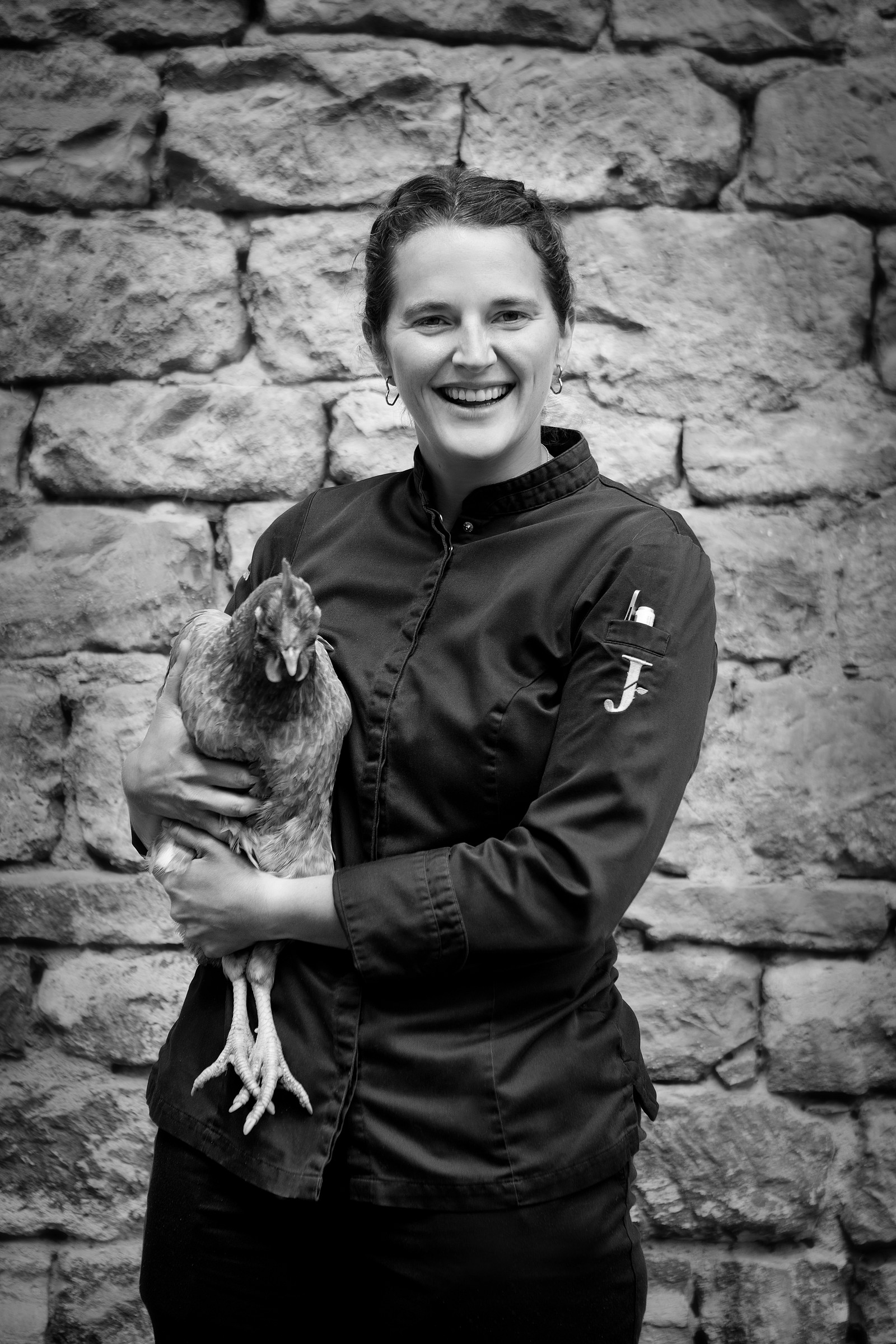 Köchin Luisa Jordan im Restaurant der Jordans Untermühle